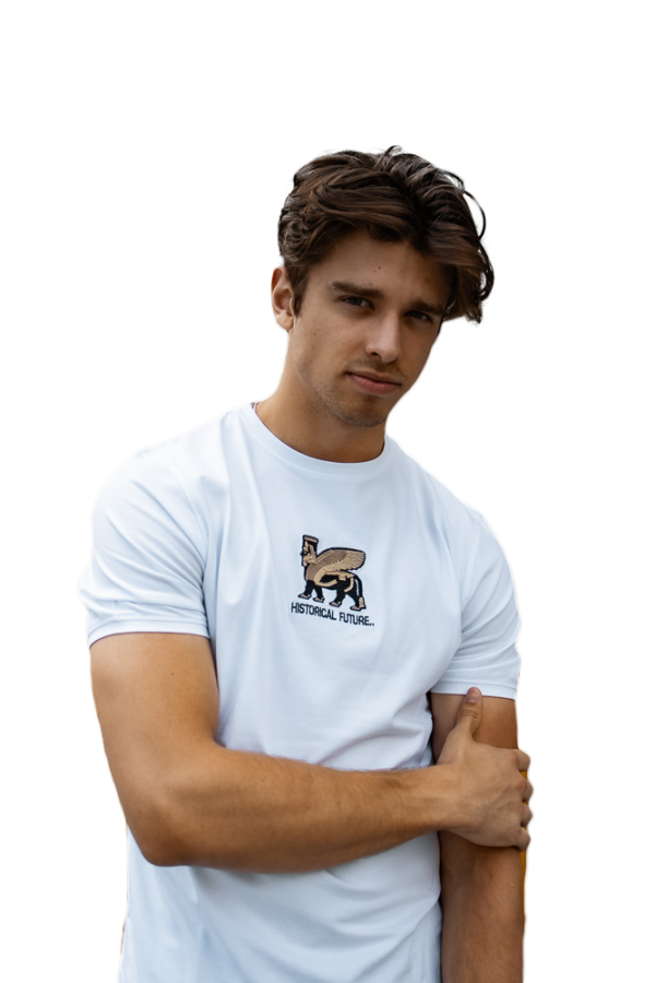 Lamassu black shirt by Mesutopia Apparel